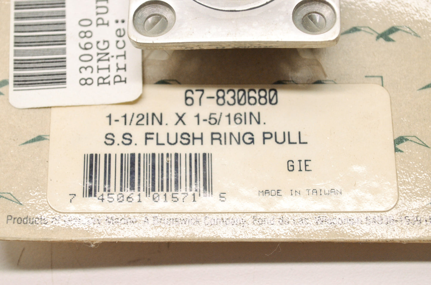 Quicksilver 67-830680, 830680 Seafare Quicksilver Mercury Marine S.S. Flush Ring