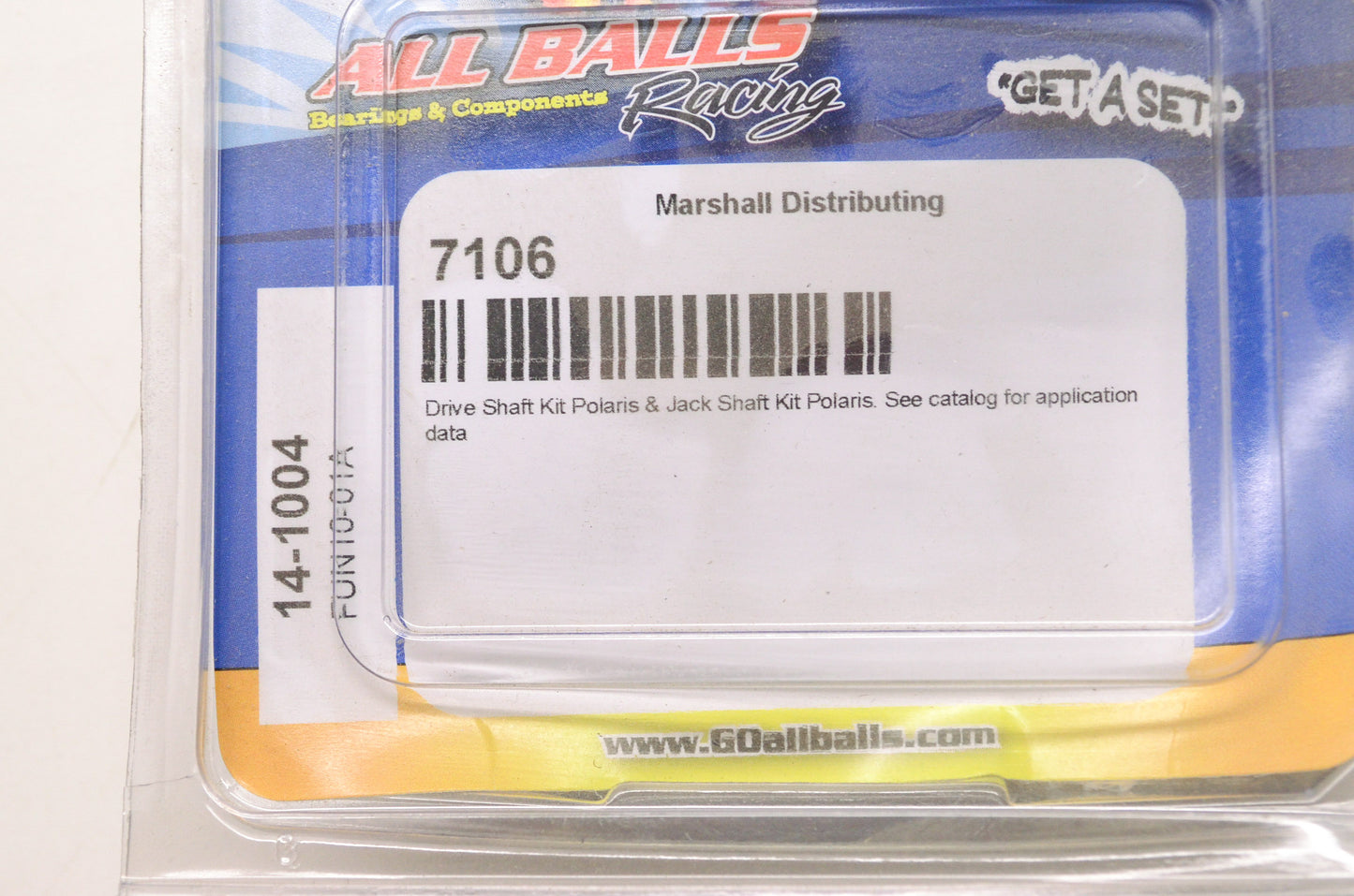 New All Balls Racing Drive/Jack Shaft Kit Polaris NOS