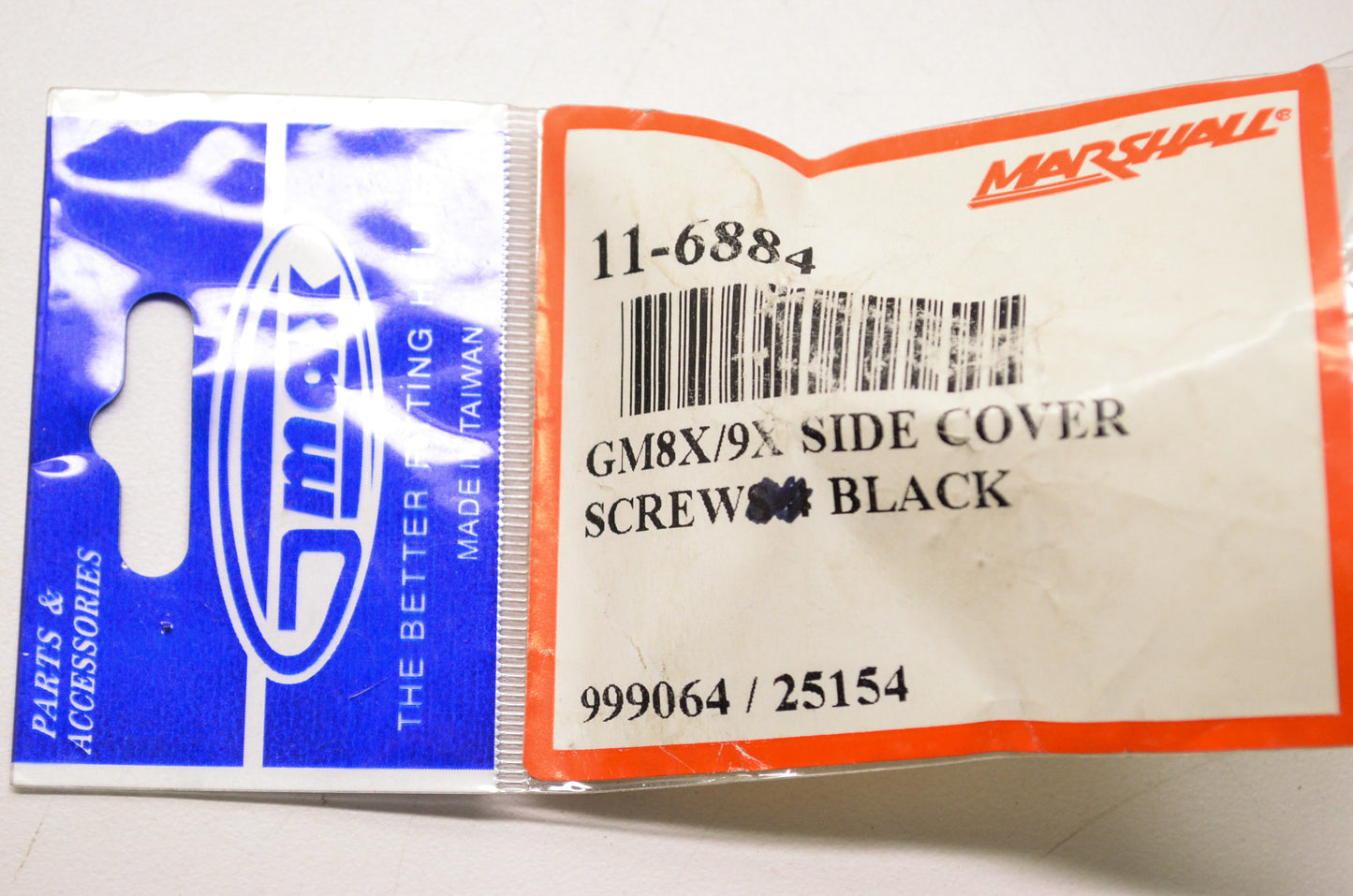 New Gmax GM8X/9X Black Side Cover Screw NOS