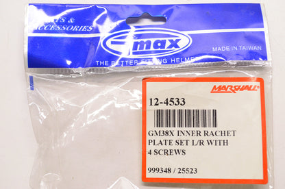 Left Right Inner Ratchet Plate Set w/ 4 Screws NOS