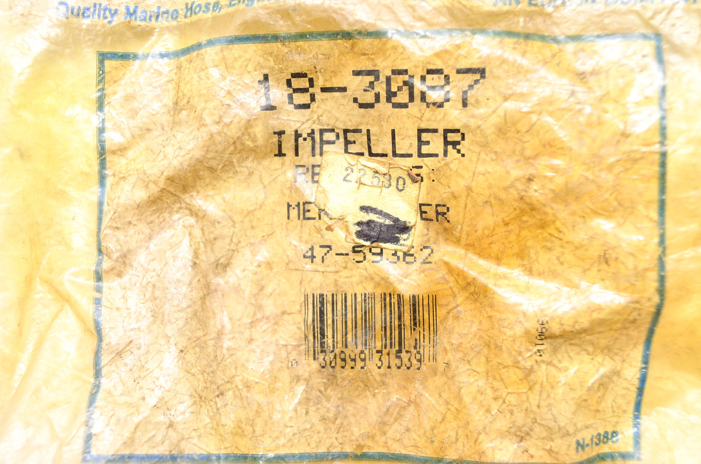 New Sierra Water Pump Impeller NOS
