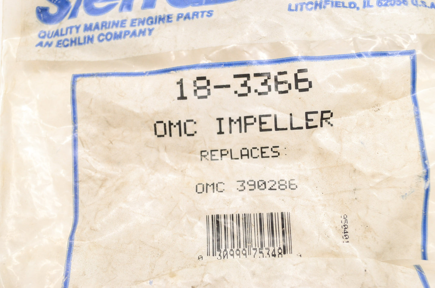 Sierra 18-3366, 390286 Impeller NOS