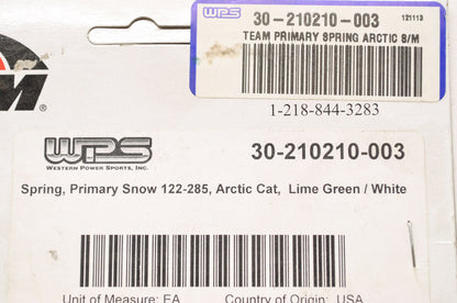Team 30-210210-003, 122-285 Primary Spring Snow Arctic Cat Lime Green White NOS