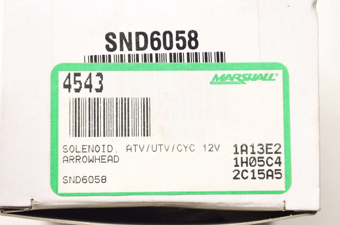 Arrowhead Electrical Products SND6058, 4543 Solenoid ATV UTV Cycle 12 V NOS