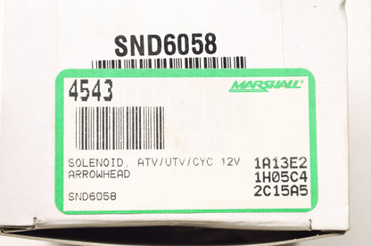 Arrowhead Electrical Products SND6058, 4543 Solenoid ATV UTV Cycle 12 V NOS