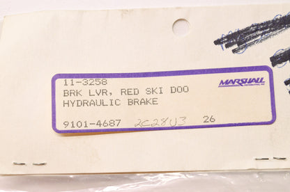 Red Hydraulic Brake Lever Ski Doo NOS