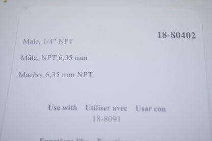 New Sierra Fuel Connector 1/4'