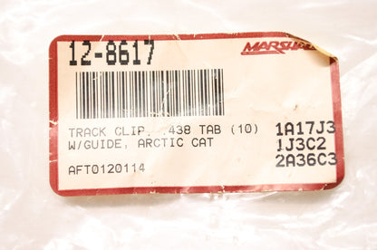 New Marshall Track Clip .438 Tab With Guide Arctic Cat Qty 10 NOS