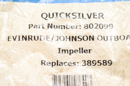 Quicksilver 802099, 389589 Quickfit Mercury Marine Impeller NOS