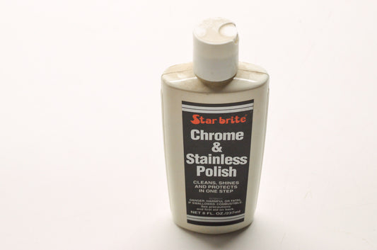 New Star Brite Chrome & Stainless Polish 8 oz. 237 ml NOS