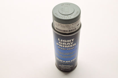 New OEM Quicksilver Mercury Marine Light Gray Primer Spray Paint 12 oz. 340 g NO