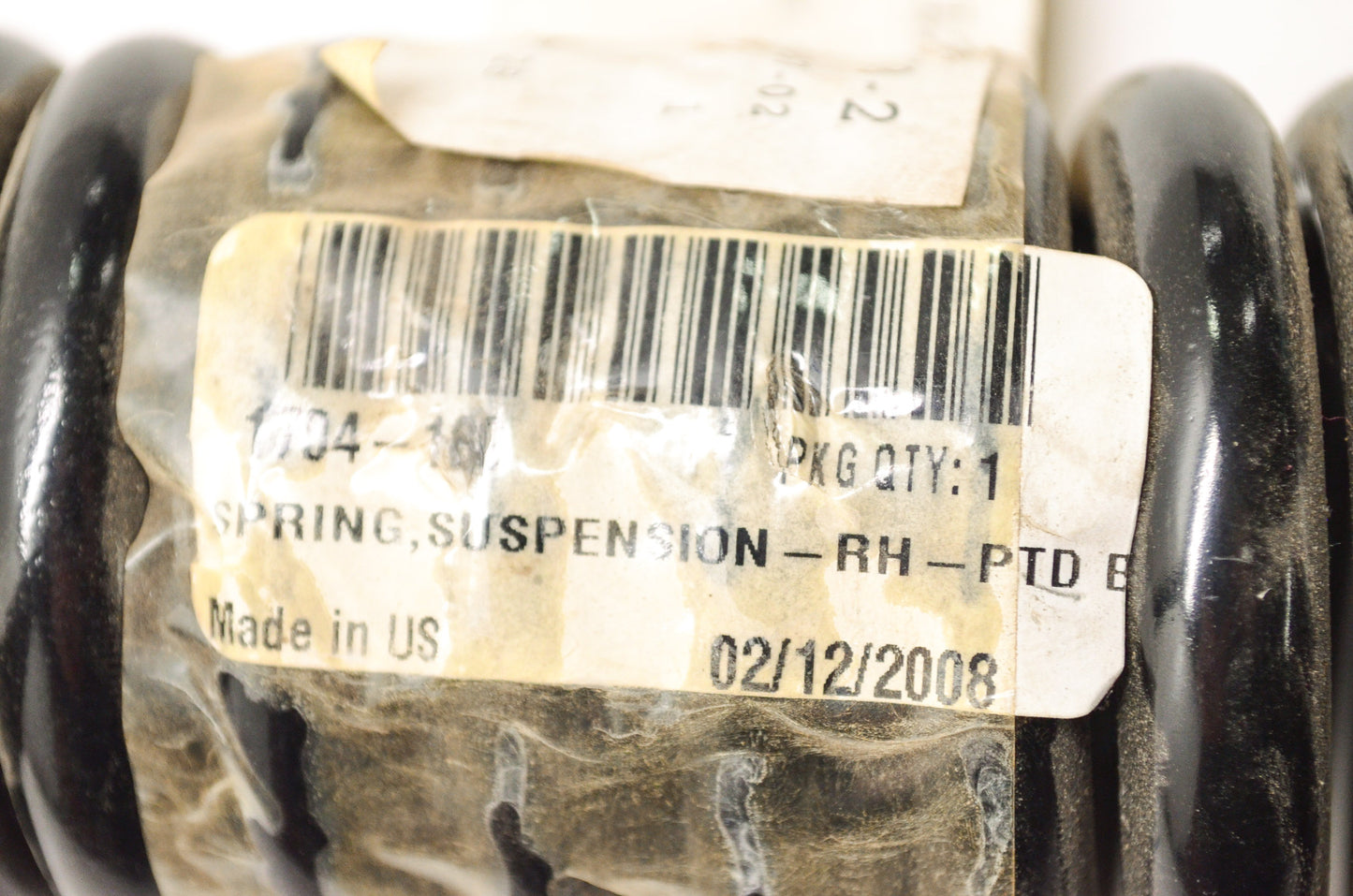 OEM Arctic Cat 1704-180 Black Right Hand Suspension Spring NOS