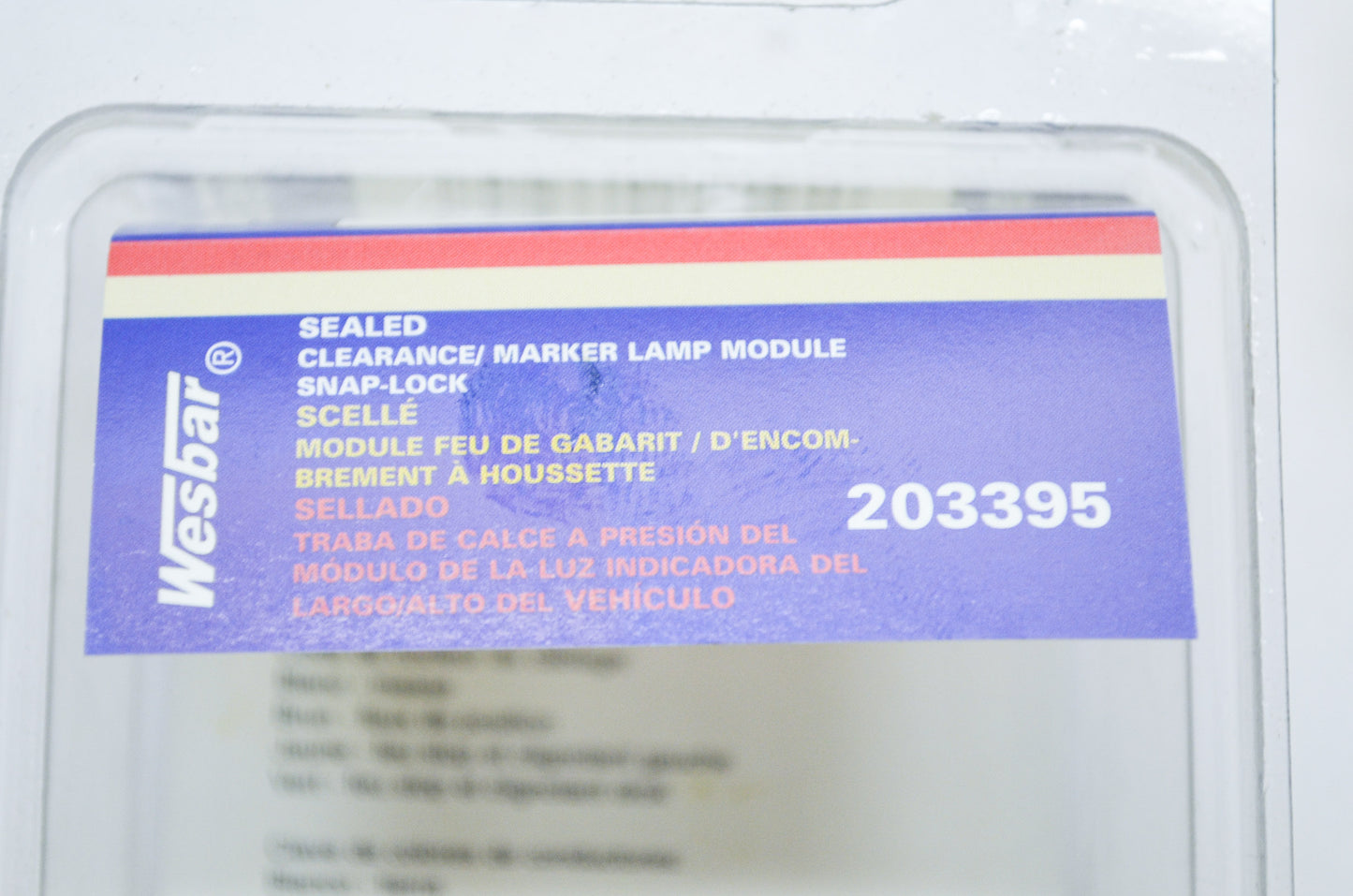 Sealed Clearance Marker Lamp Module Snap Lock NOS
