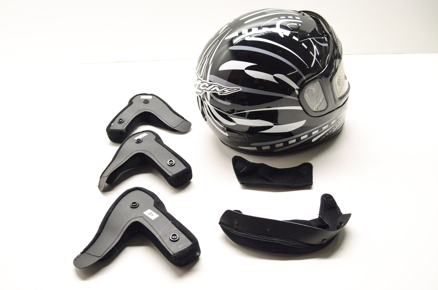 Choko 95U7350 Black Modular Helmet Size Extra Small NOS