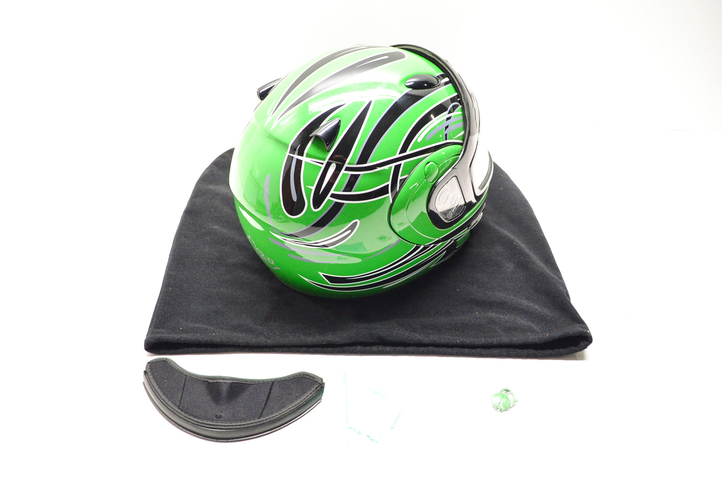 Green Modular Helmet Size Large NOS