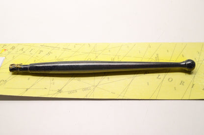 Flag Staff Pole 18' L x 3/4' OD End w/ 2 Brass Screw Hooks NOS