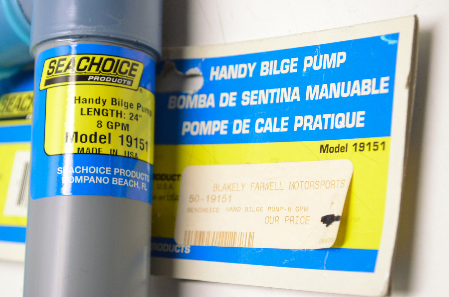 New Seachoice Products Handy Bilge Pump 8 GPM NOS