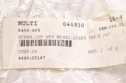 OEM Arctic Cat 8408-065 Hex Flange Head Cap Screw M10X1.25X65 NOS