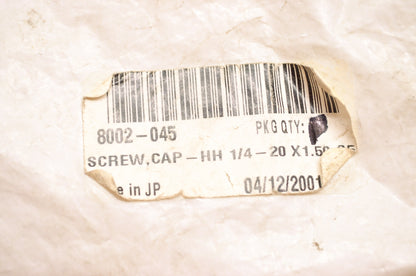 OEM Arctic Cat 8002-045 Cap Screw 1/4-20x1.50 Qty 5 NOS