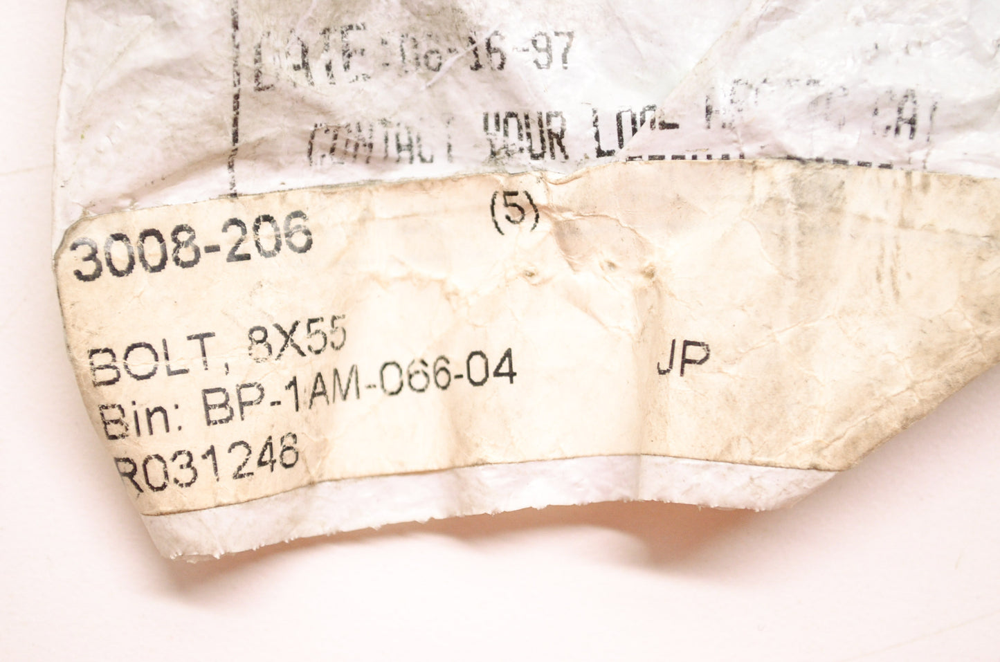 OEM Arctic Cat 3008-206 Bolt 8X55 NOS