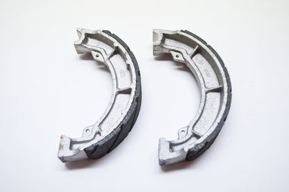 New Emgo Water Grooved Brake Shoes Qty 2 Kaw