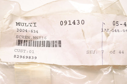 OEM Arctic Cat 3004-634 M5X16 Screw NOS