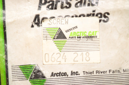 OEM Arctic Cat 0624-218 PHPNH 4MMx20-Stainless Steel Machine Screw NOS