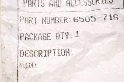 Tigershark 6505-716 Needle NOS