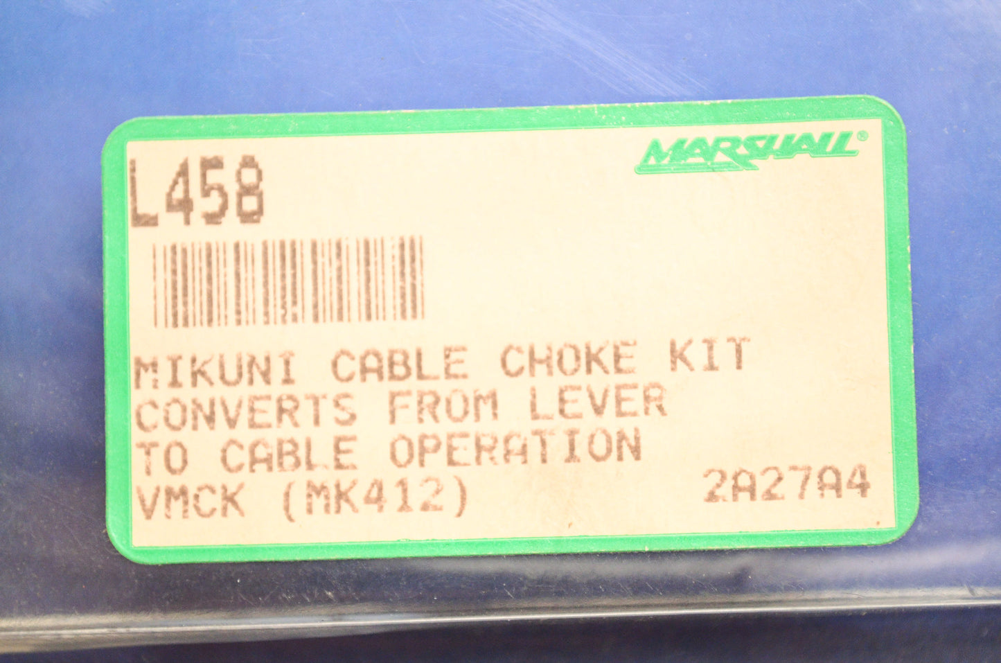 Cable Choke Kit Conversion Lever to Cable NOS