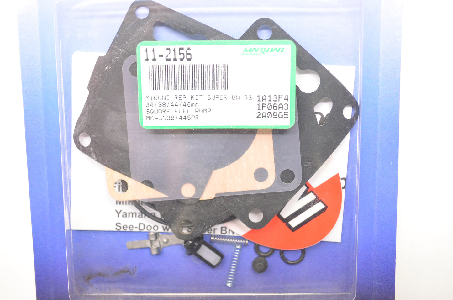 New Mikuni Repair Kit Super BN 34 38 44 46mm Square Fuel Pump NOS