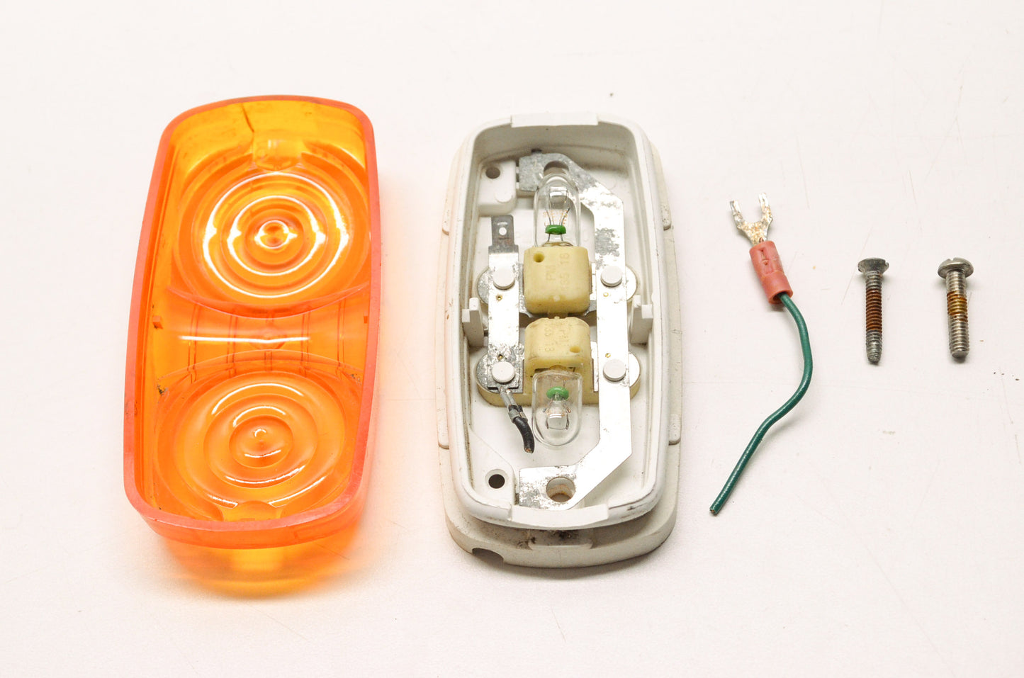 Amber Orange Clearance Marker Light Plastic Lens