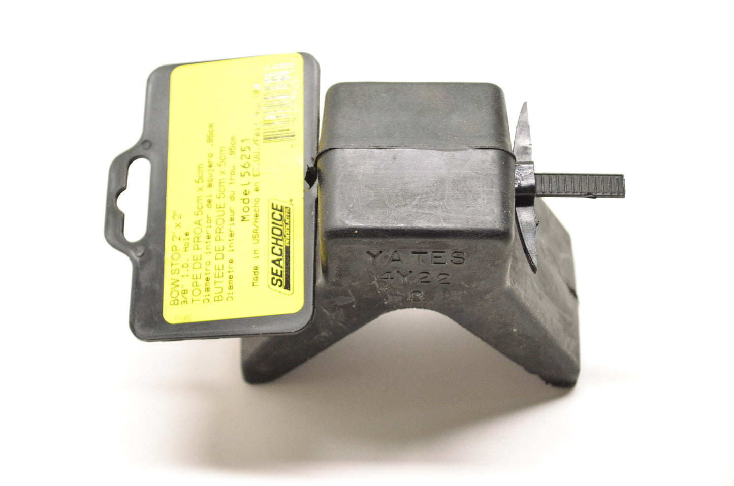 New Seachoice Products Bow Stop 2x2' 3/8' ID Hole NOS