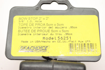 New Seachoice Products Bow Stop 2x2' 3/8' ID Hole NOS