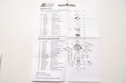 Carburetor Kit BN46I NOS