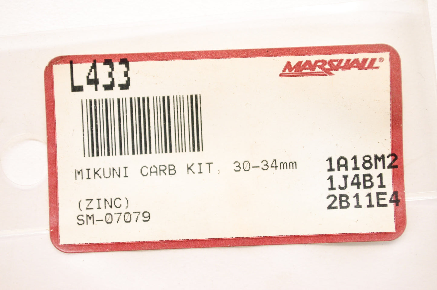 New SPI Carburetor Repair Kit Mikuni 30-34mm NOS