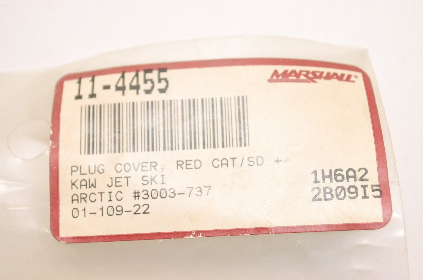 New SPI Red Plug Cover Cat SD Kaw Jet Ski NOS