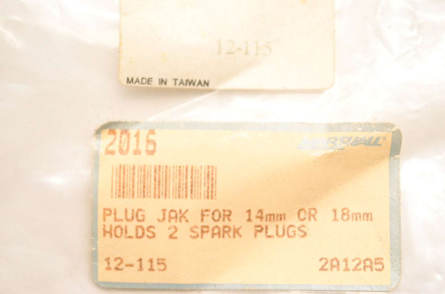 SPI Plug Jack For 14 16mm Spark Plugs Holds 2 NOS