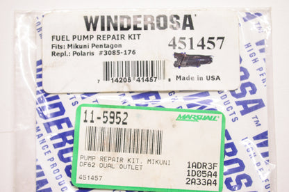 New Winderosa Fuel Pump Repair Kit Mikuni NOS