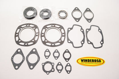New Winderosa Gasket Set Oil Seals Kawasaki 440 LC JD 440 Liquifire NOS
