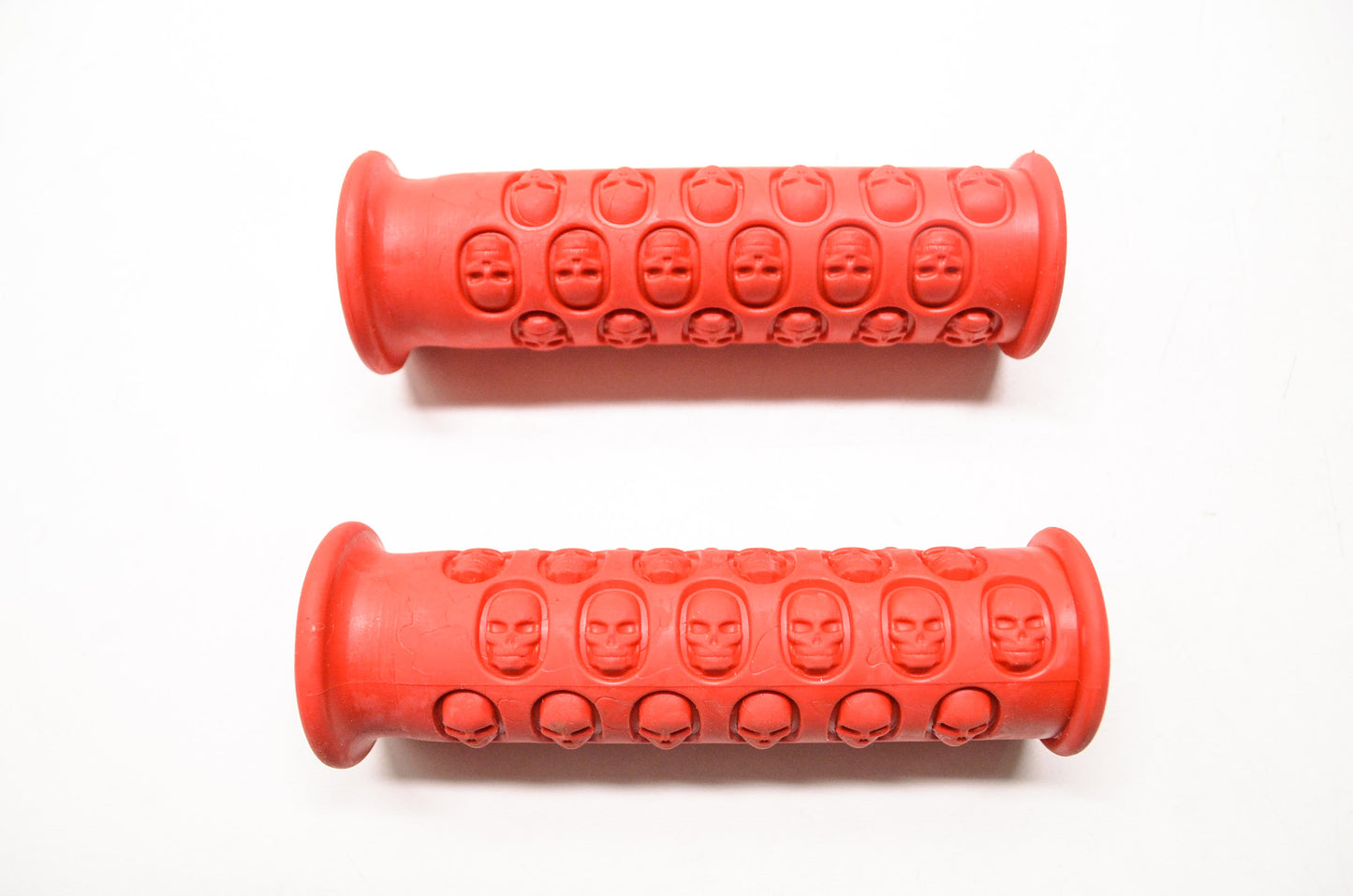 New Motogrip ATV Red Death Handlebar Grips Qty 2 NOS