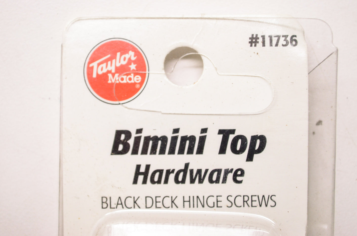 Bimini Top Hardware Black Deck Hinge Screw NOS