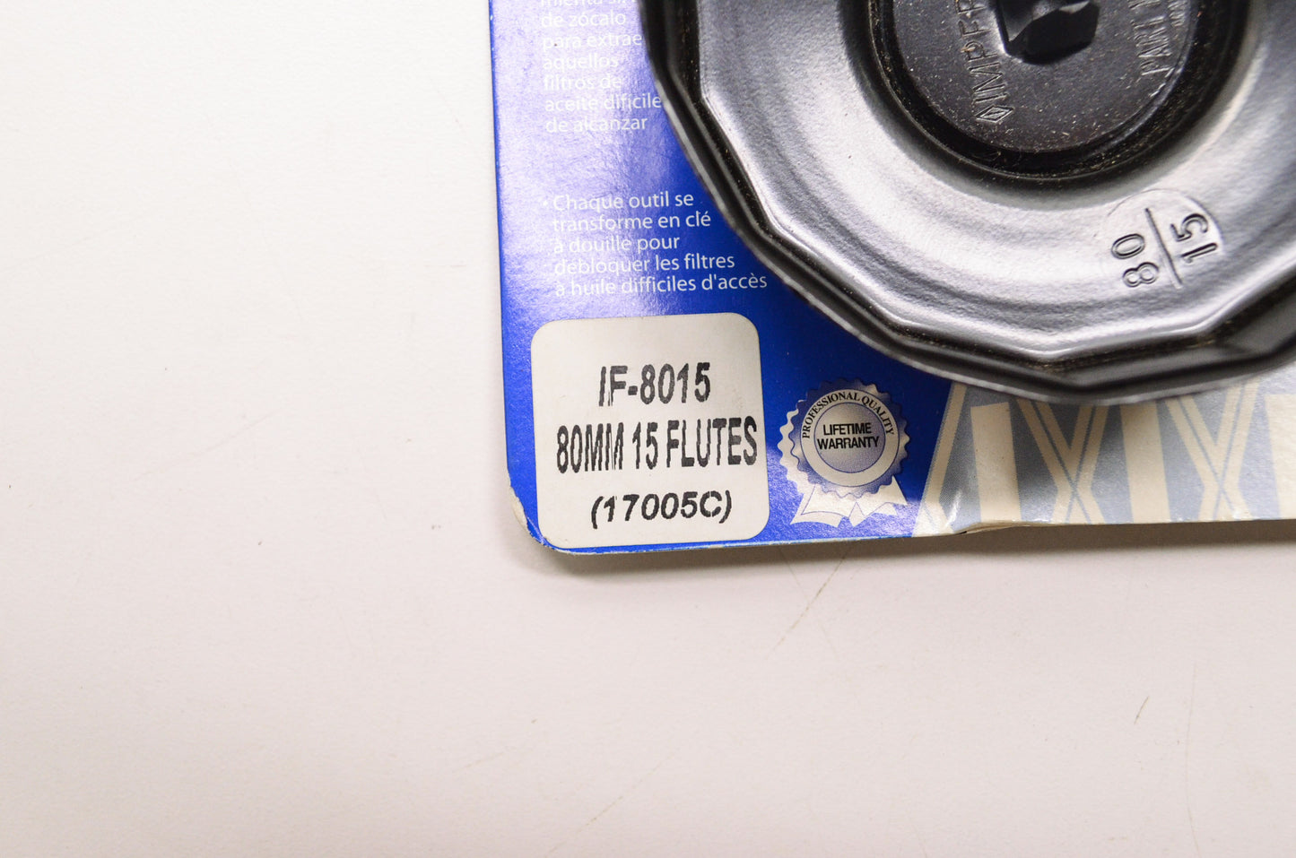 New Imperial Oil Filter Wrench 80mm 15 Flutes NOS