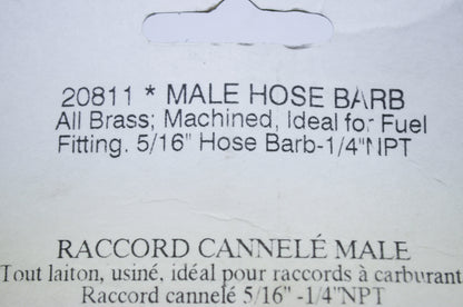 New Seachoice Products Male Hose Barb 5/16'