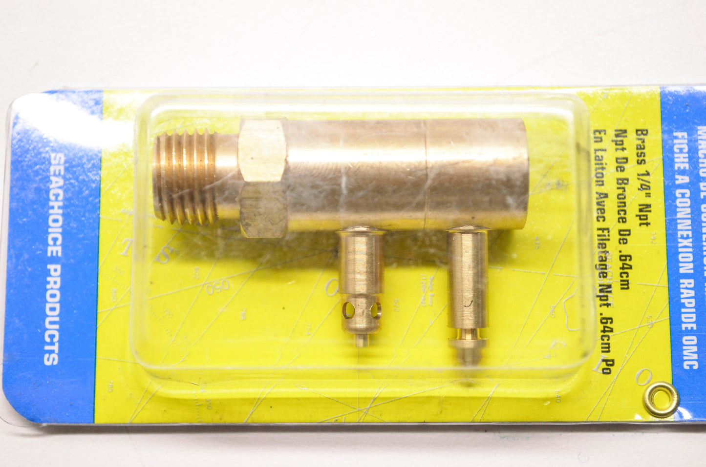 OMC Male Quick Disconnect Brass 1/4' NPT NOS