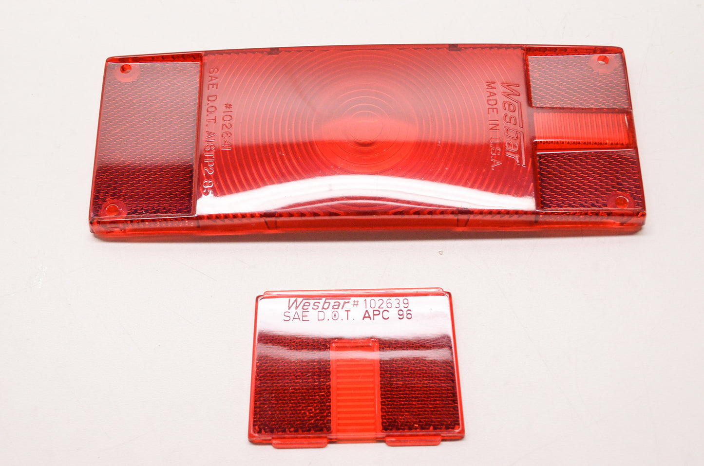 New Wesbar Replacement Lens Kit for Low Profile Tail Lights NOS