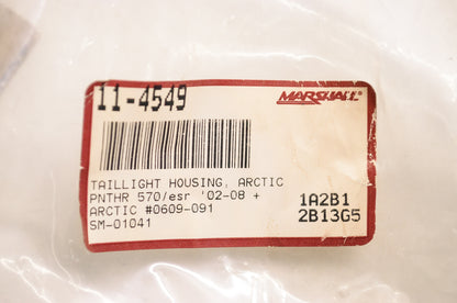 Marshall SM-01041, 11-4549, 0609-091 Tail Light Housing Arctic Cat 02-08 Panther 570 ESR NOS