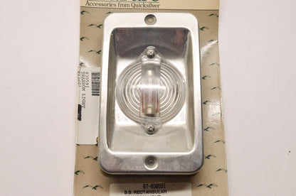 Quicksilver 67-830591, 830591 Quicksilver Mercury Marine Stainless Steel Rectang