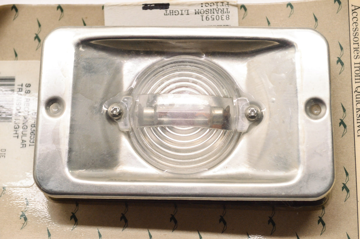 Quicksilver 67-830591, 830591 Quicksilver Mercury Marine Stainless Steel Rectang