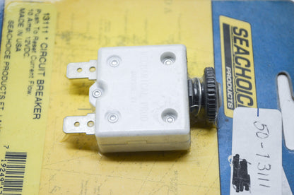 New Seachoice Products Push Reset Circuit Breaker 10 Amp 12 VDC NOS