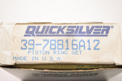 New OEM Quicksilver Piston Ring Set Qty 6 NOS